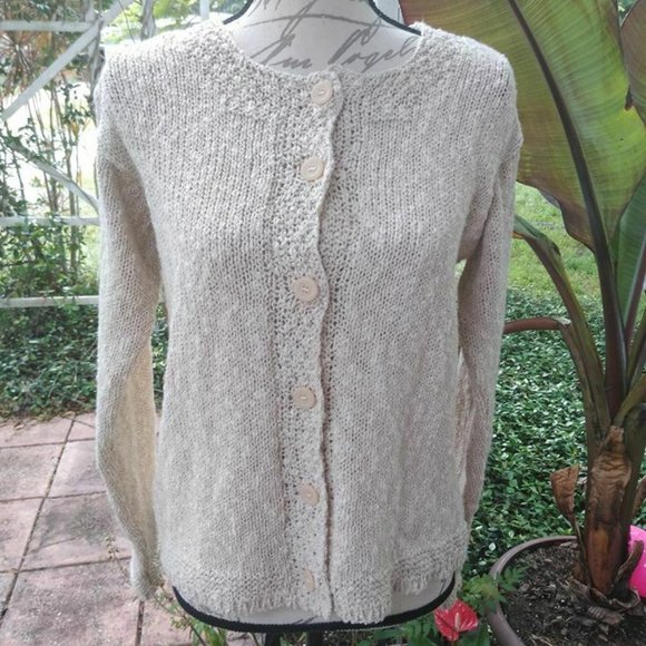 Blarney Woollen Mills Sweaters - Blarney Woollen Mills Cable Knit Cardigan Sweater